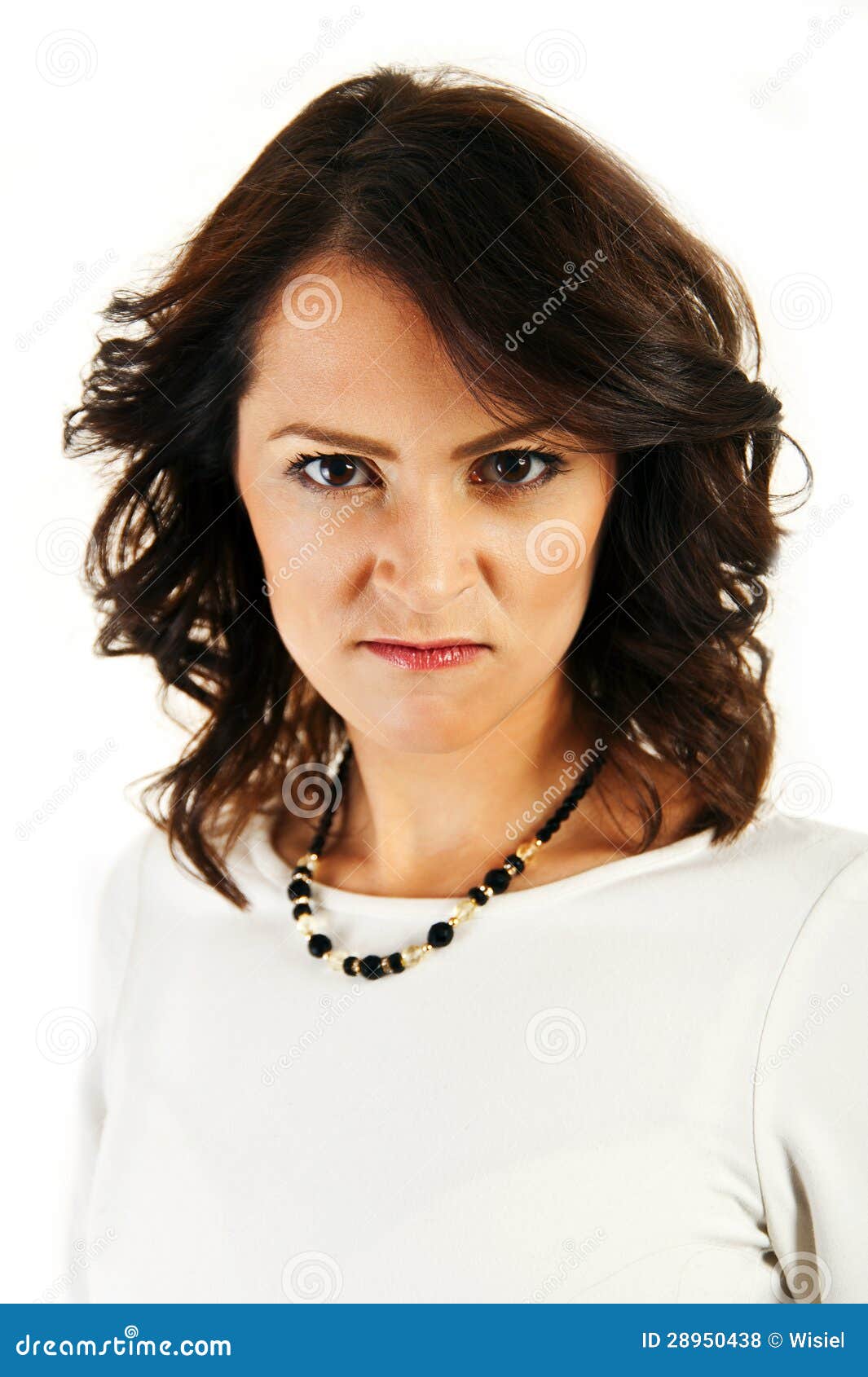 angry face women