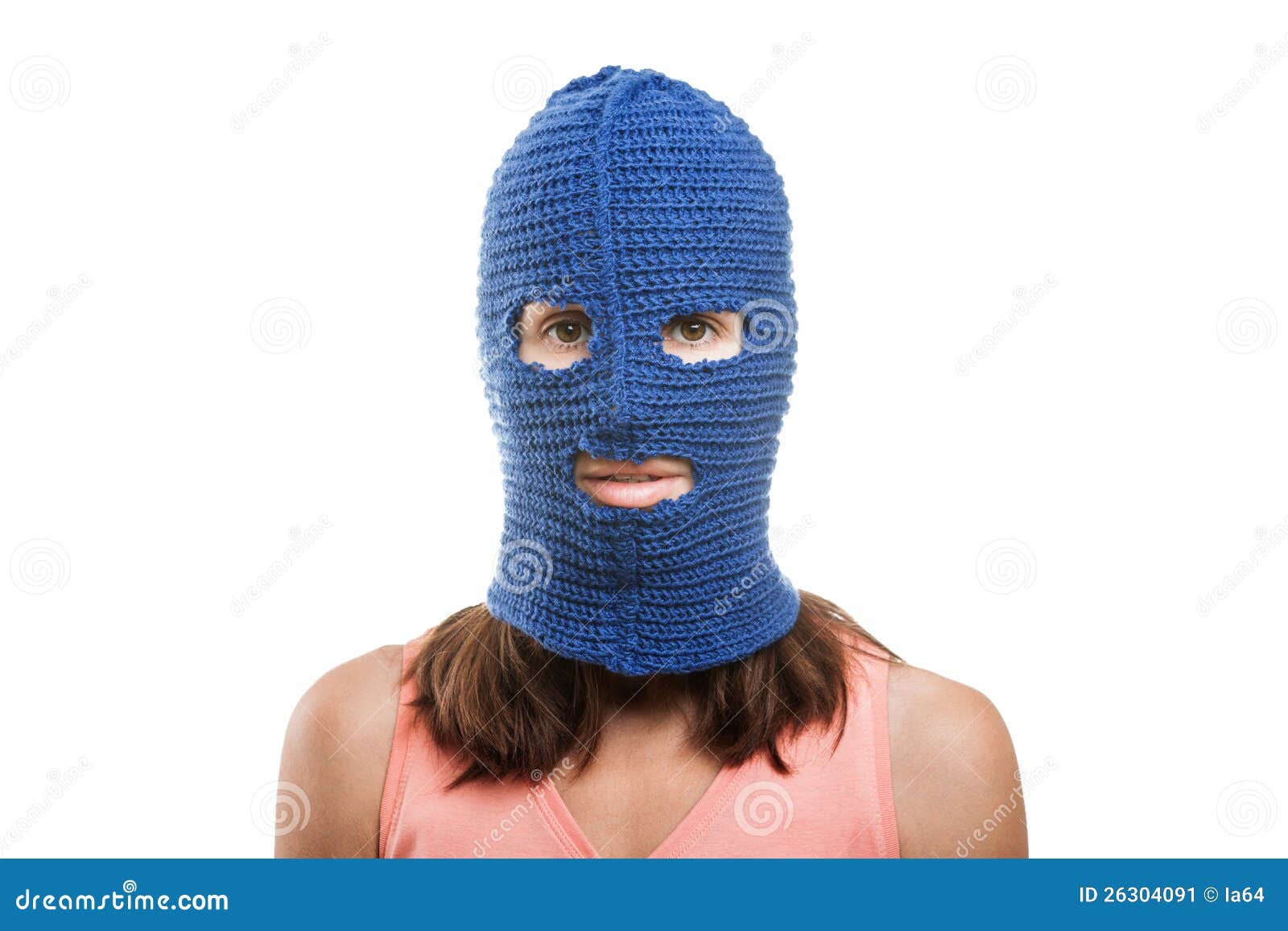 Woman in balaclava stock image. Image of covering, criminal 26304091
