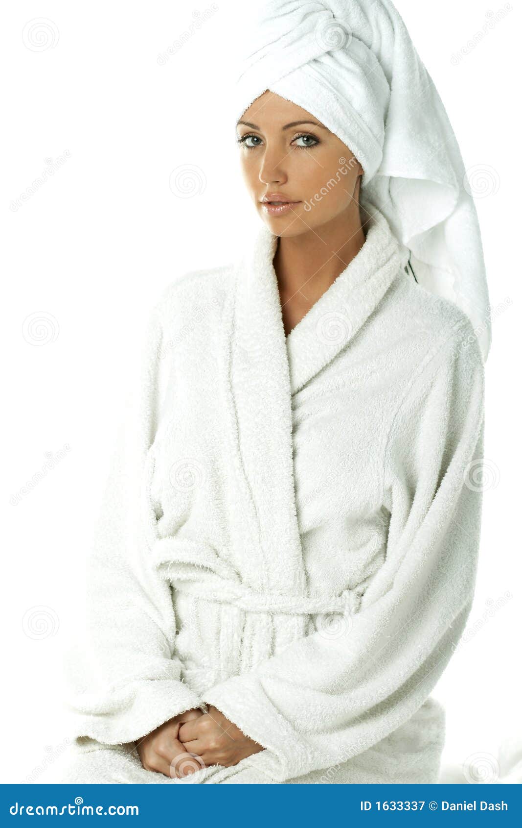 Turkish Terry Towel White Bathrobe – Dervis Natural Textile