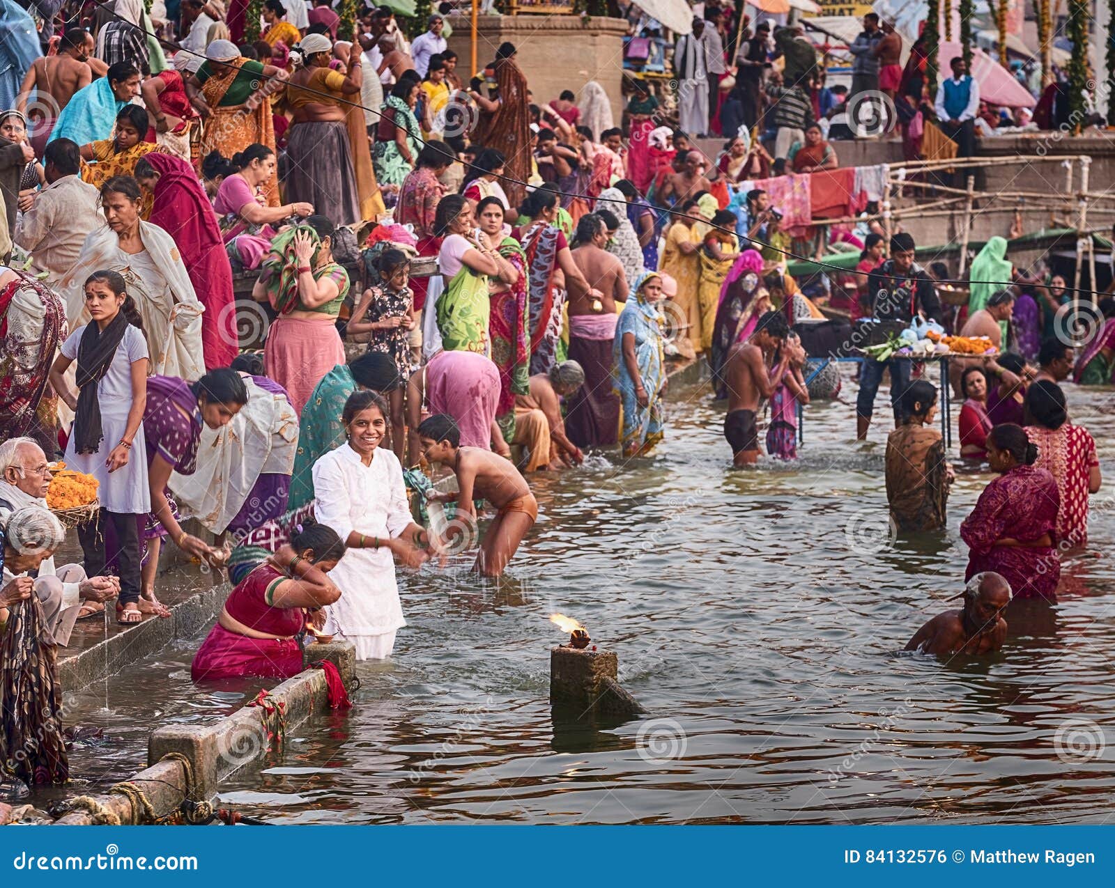 Women Bathing In Ganges