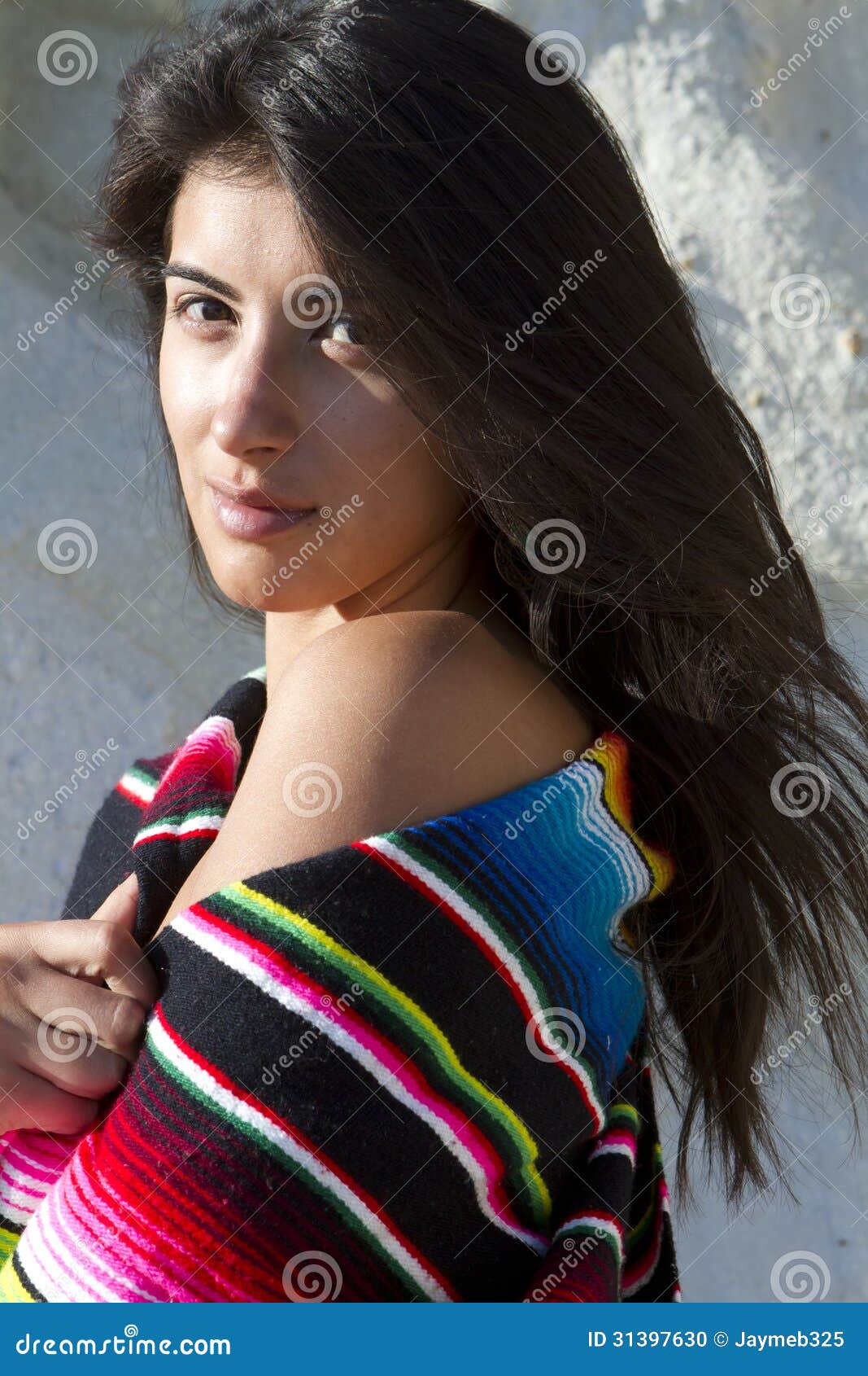 woman at beach