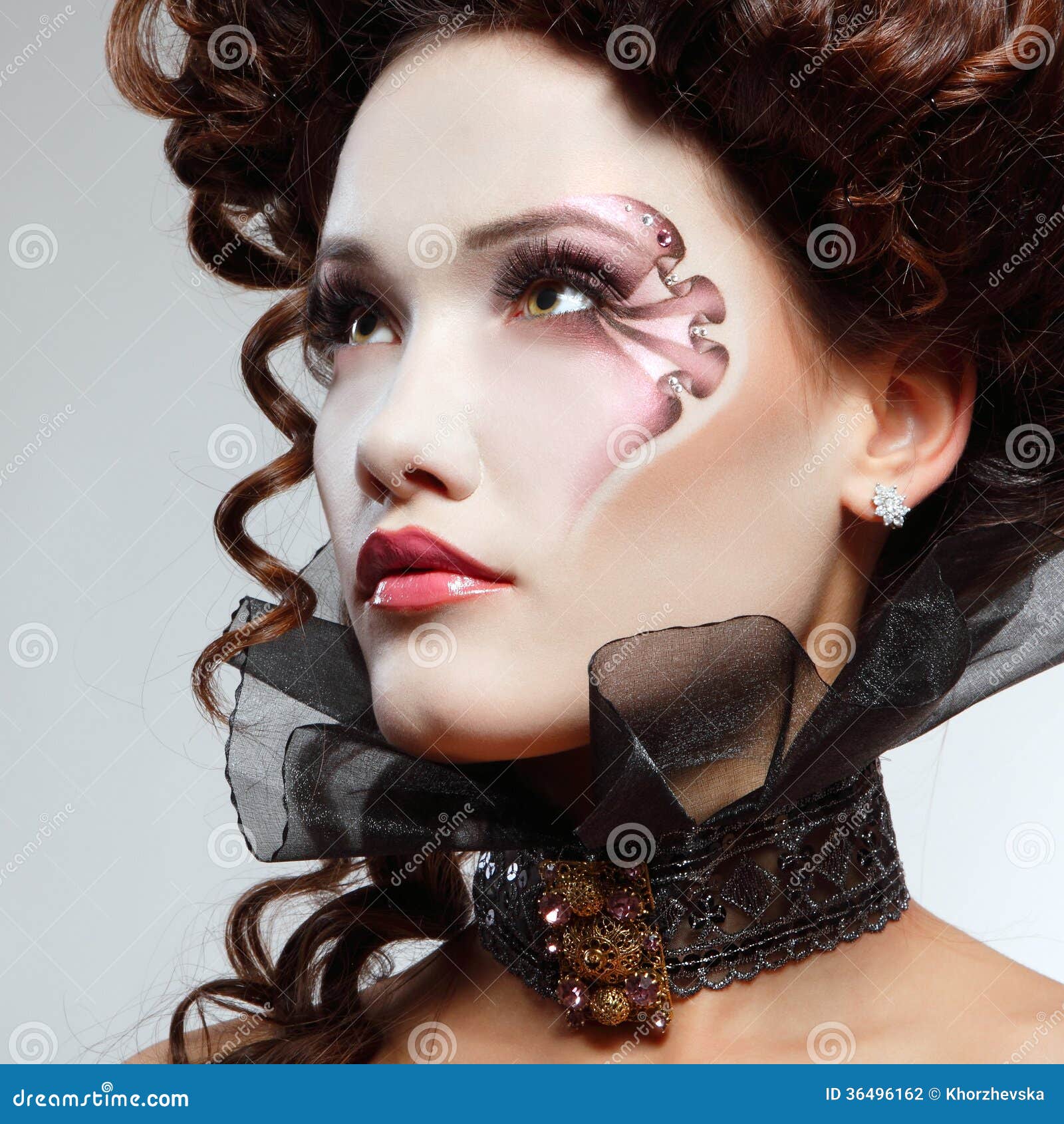 Woman Beautiful Halloween Vampire Stock Photo - Image of halloween ...