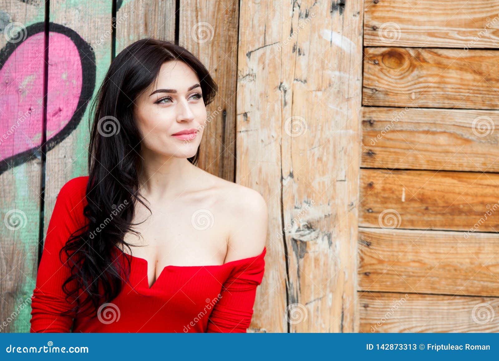 Emotional Portrait Of A Young European Girl With Pure And 