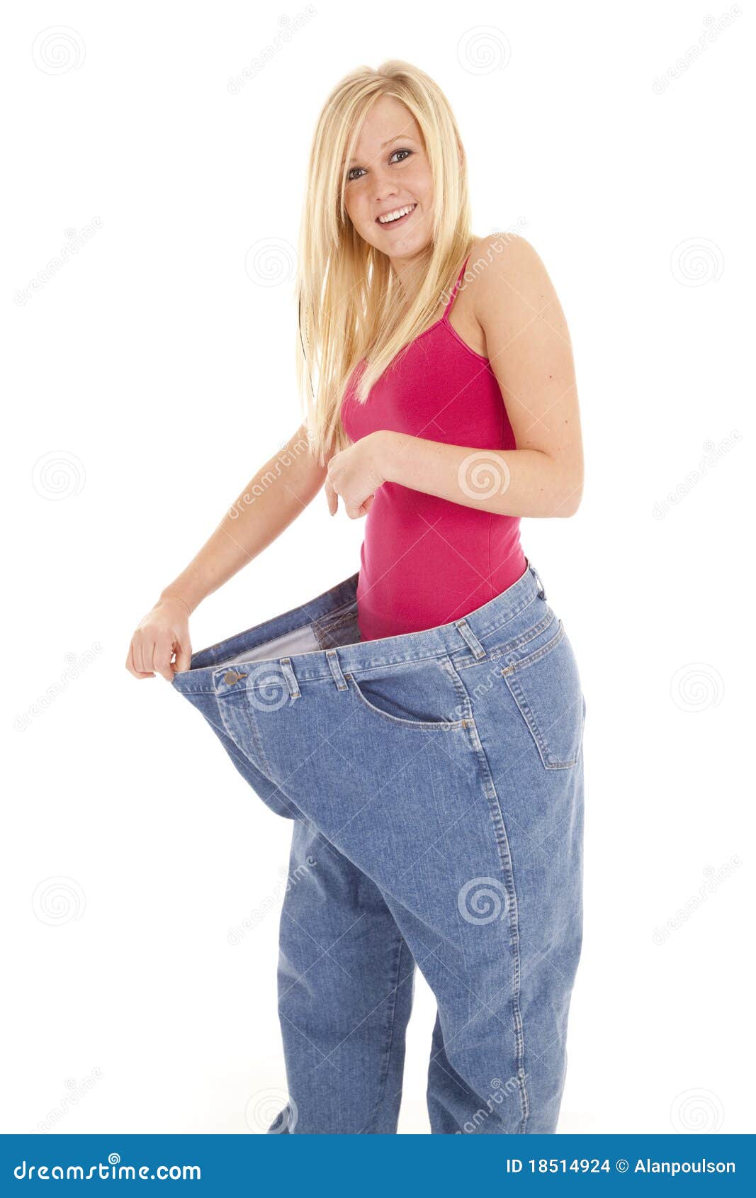 Woman big pants out happy stock photo. Image of healthy - 18514924