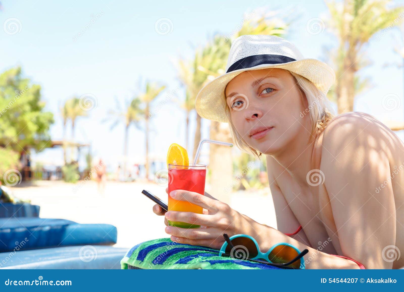 Woman in bikini stock image. Image of caucasian, outdoor - 54544207