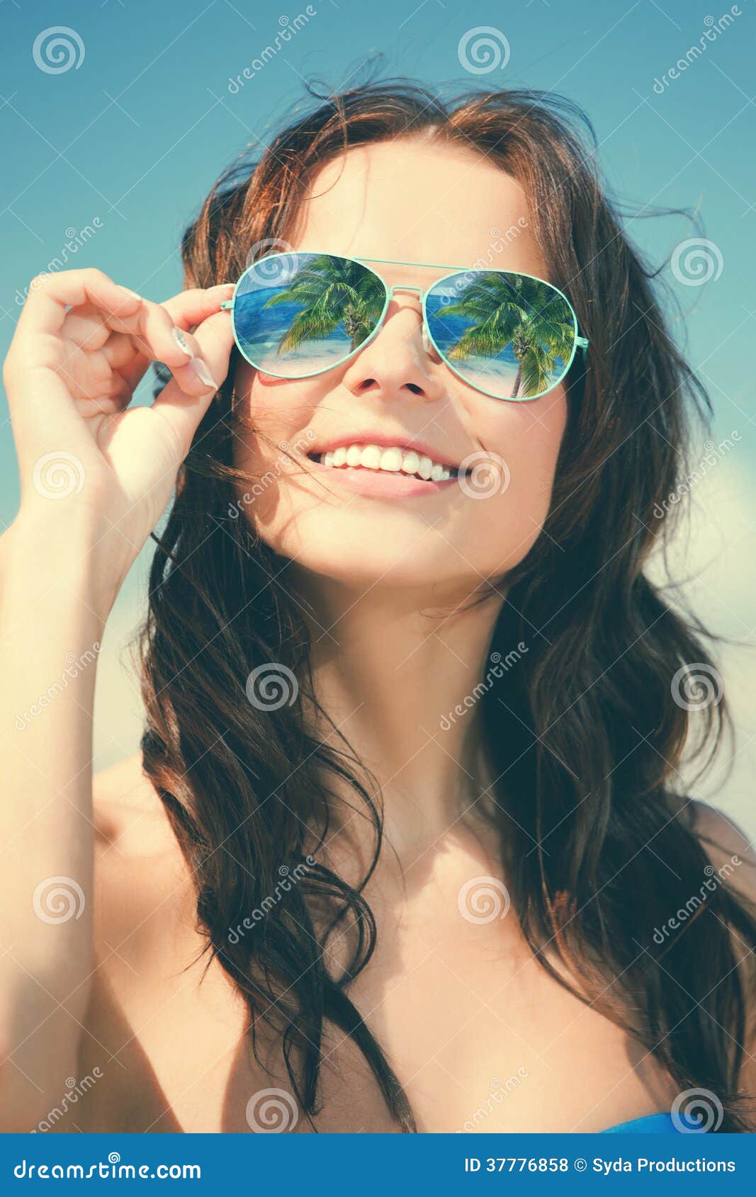Woman in Bikini and Sunglasses Stock Photo Image of bali, maldives 37776858