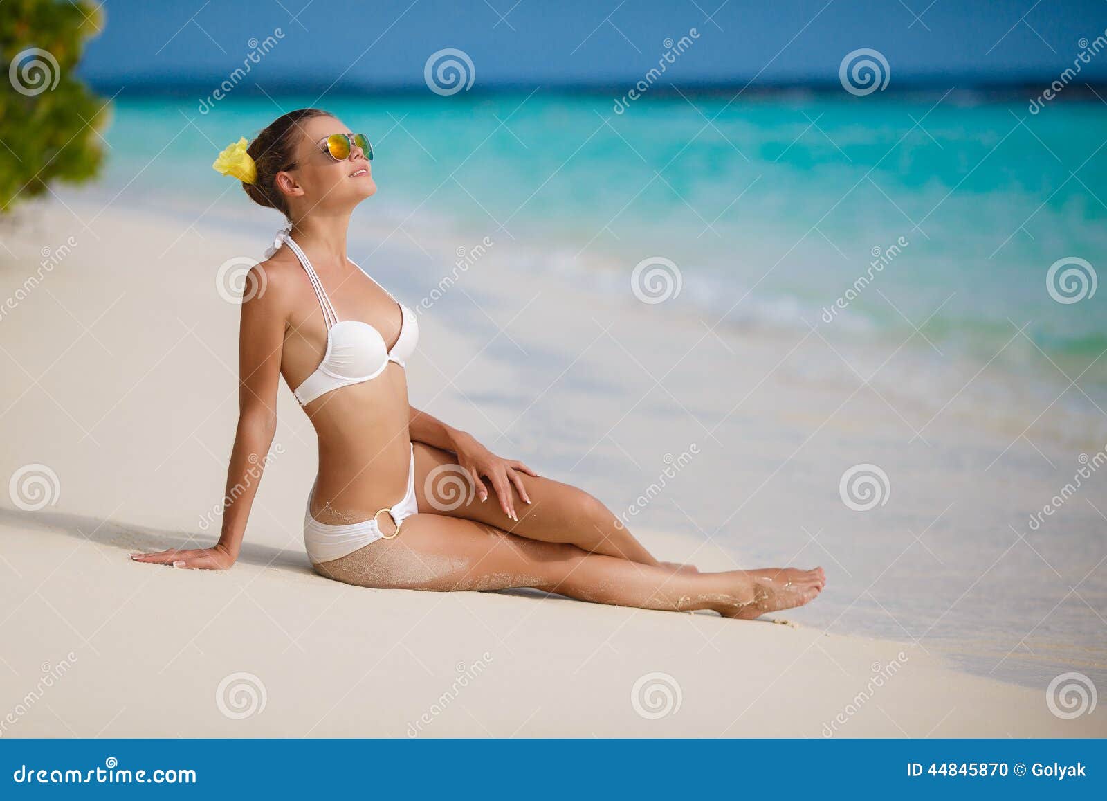 Palm Beach Tan Prices >> Woman In Bikini At Tropical Beach. Stock Photo - Image ... Palm Beach Tan Prices >> Woman In Bikini At Tropical Beach. Stock Photo - Image ...