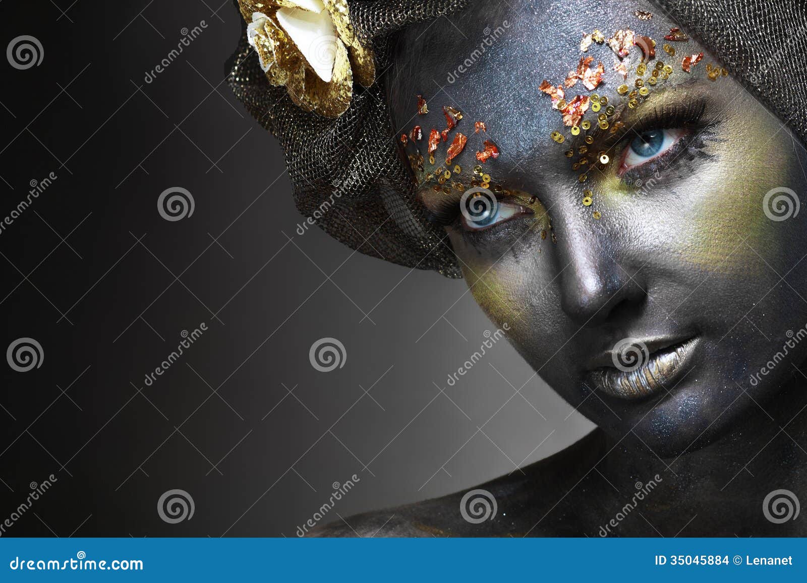 569 Black Face Paint Stock Photos, High-Res Pictures, and Images