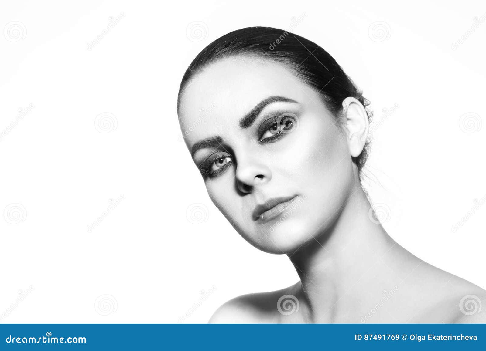 Woman stock image. Image of organic, smoky, ageing, lash - 87491769