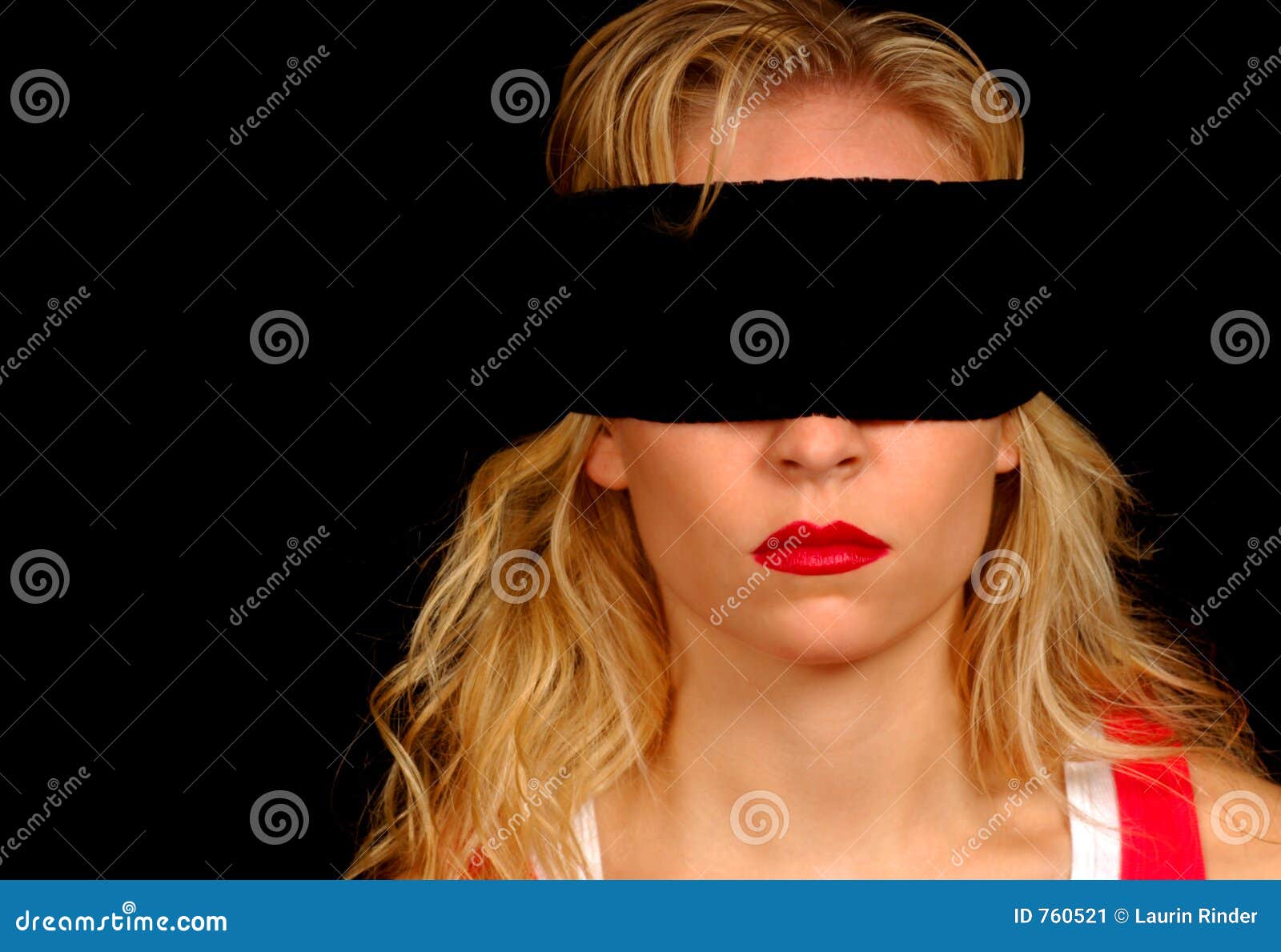 Blindfolded woman hi-res stock photography and images - Alamy