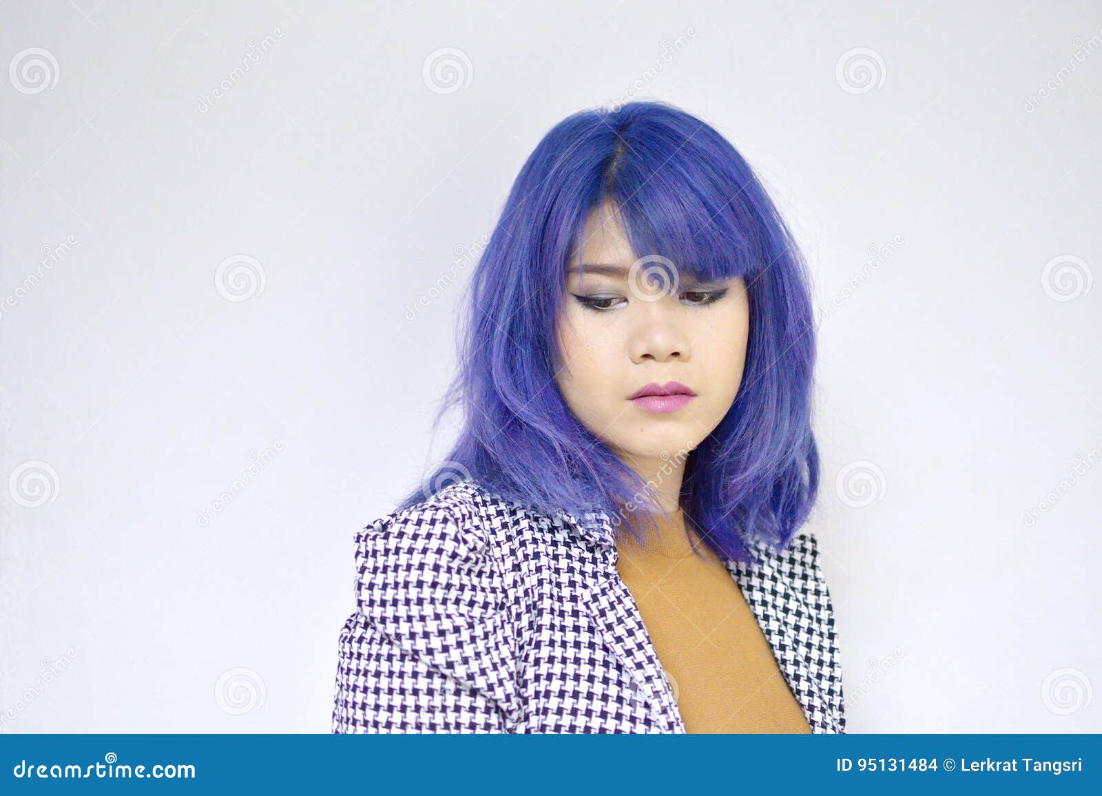 4. Pinterest Balayage Blue Hair for Asian Women - wide 3