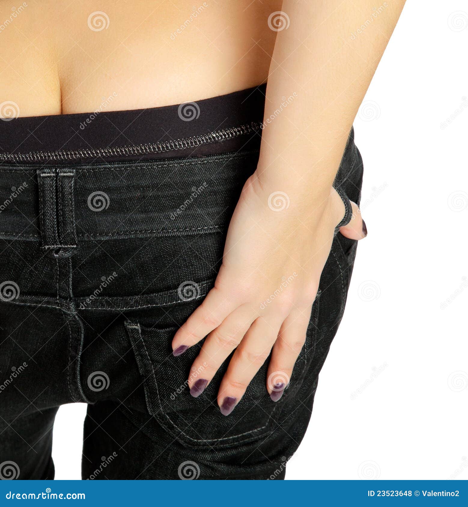 Woman bottom stock photo. Image of pants, woman, female 23523648