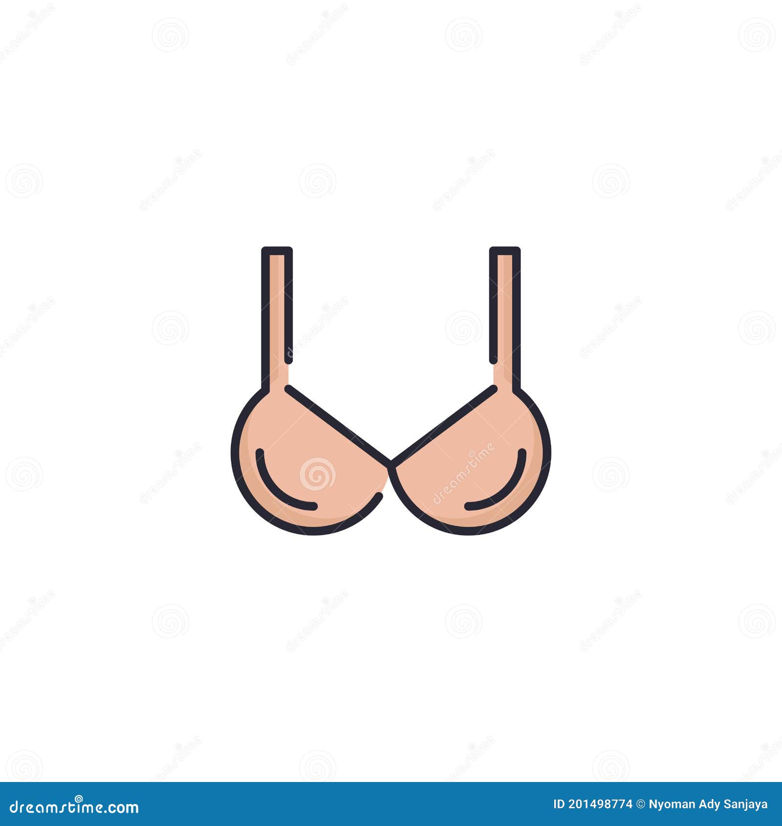 Types of bras. The most complete vector collection of lingerie