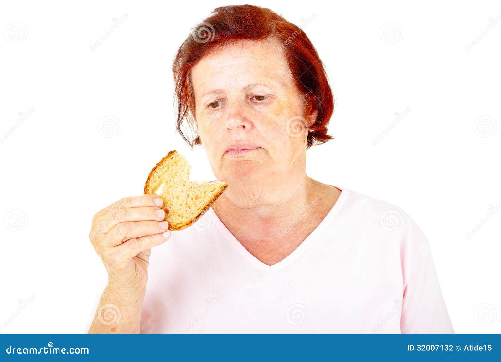 Woman With Bread Stock Photography Image 32007132