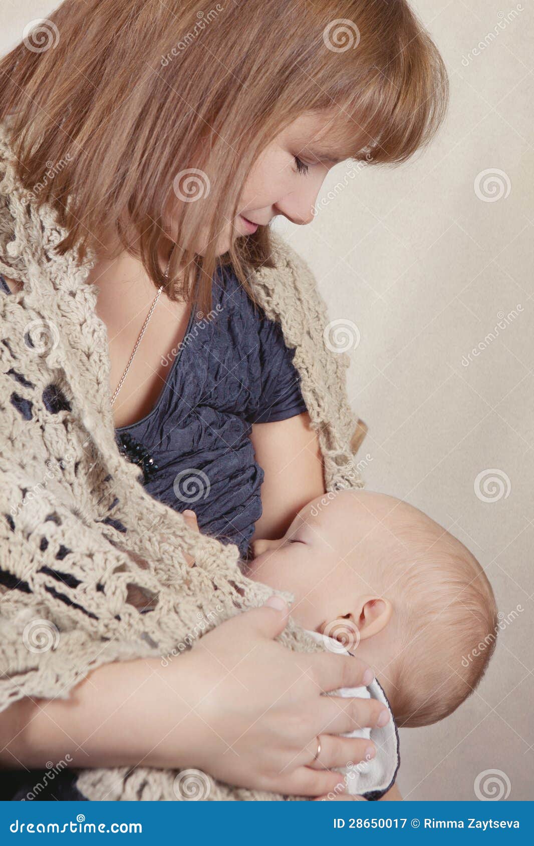 Woman breast feeding baby stock image. Image of feeding 28650017