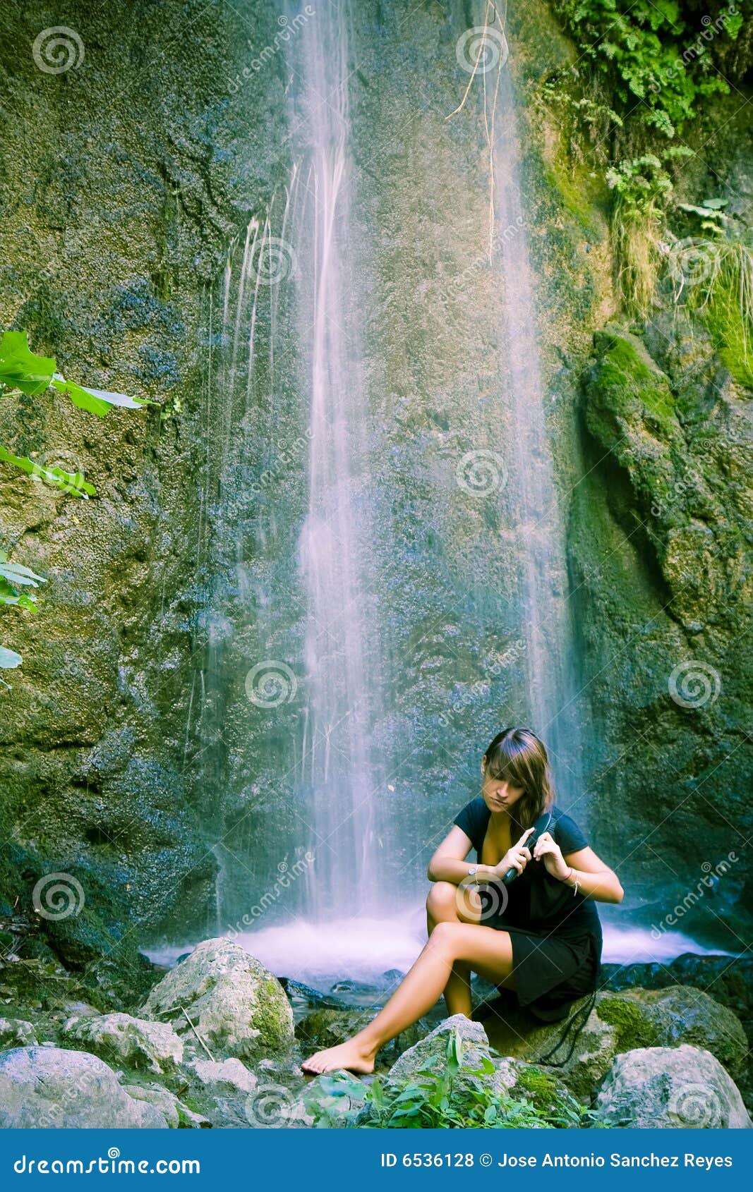 Woman Brushing Her Wet Hair Stock Photo Image of care, glamour 6536128