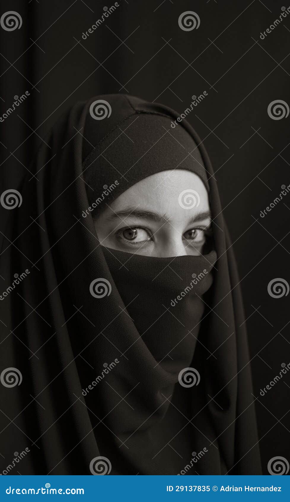 woman in burka