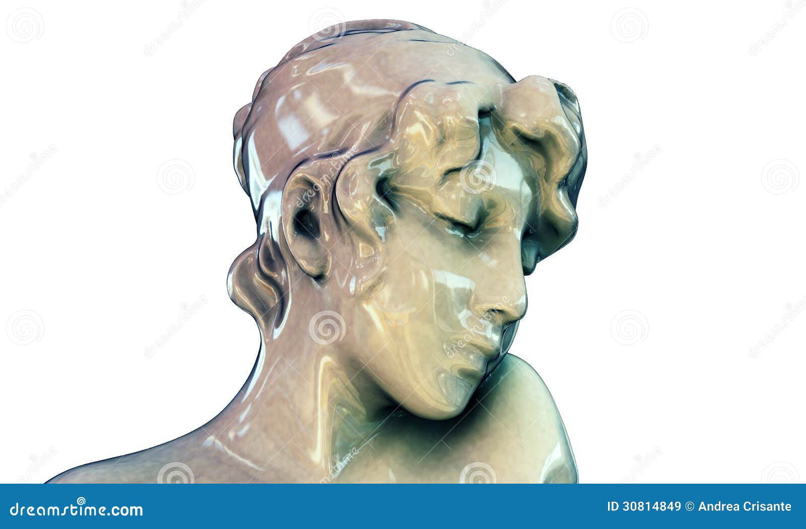 Woman bust stock illustration. Illustration of sculpture - 30814849