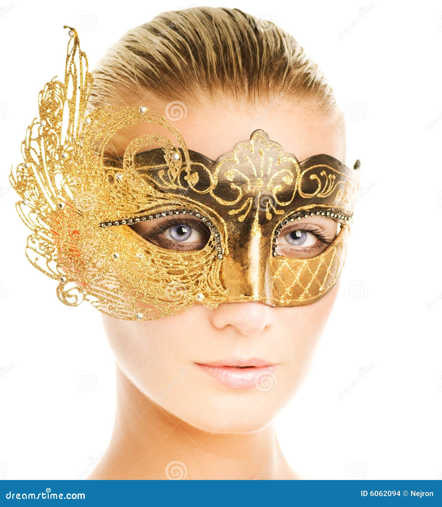 Woman with carnival mask stock photo. Image of beautiful 6062094