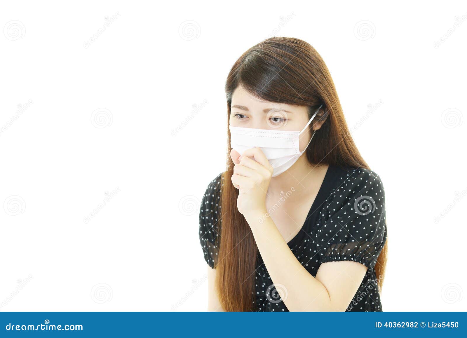Woman caught a cold stock photo. Image of face, illness 40362982