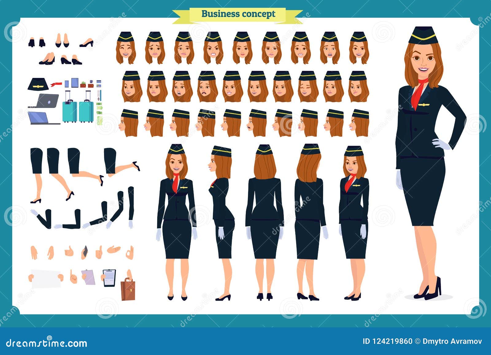 Flight Attendant Stock Illustrations – 3,629 Flight Attendant Stock  Illustrations, Vectors & Clipart - Dreamstime