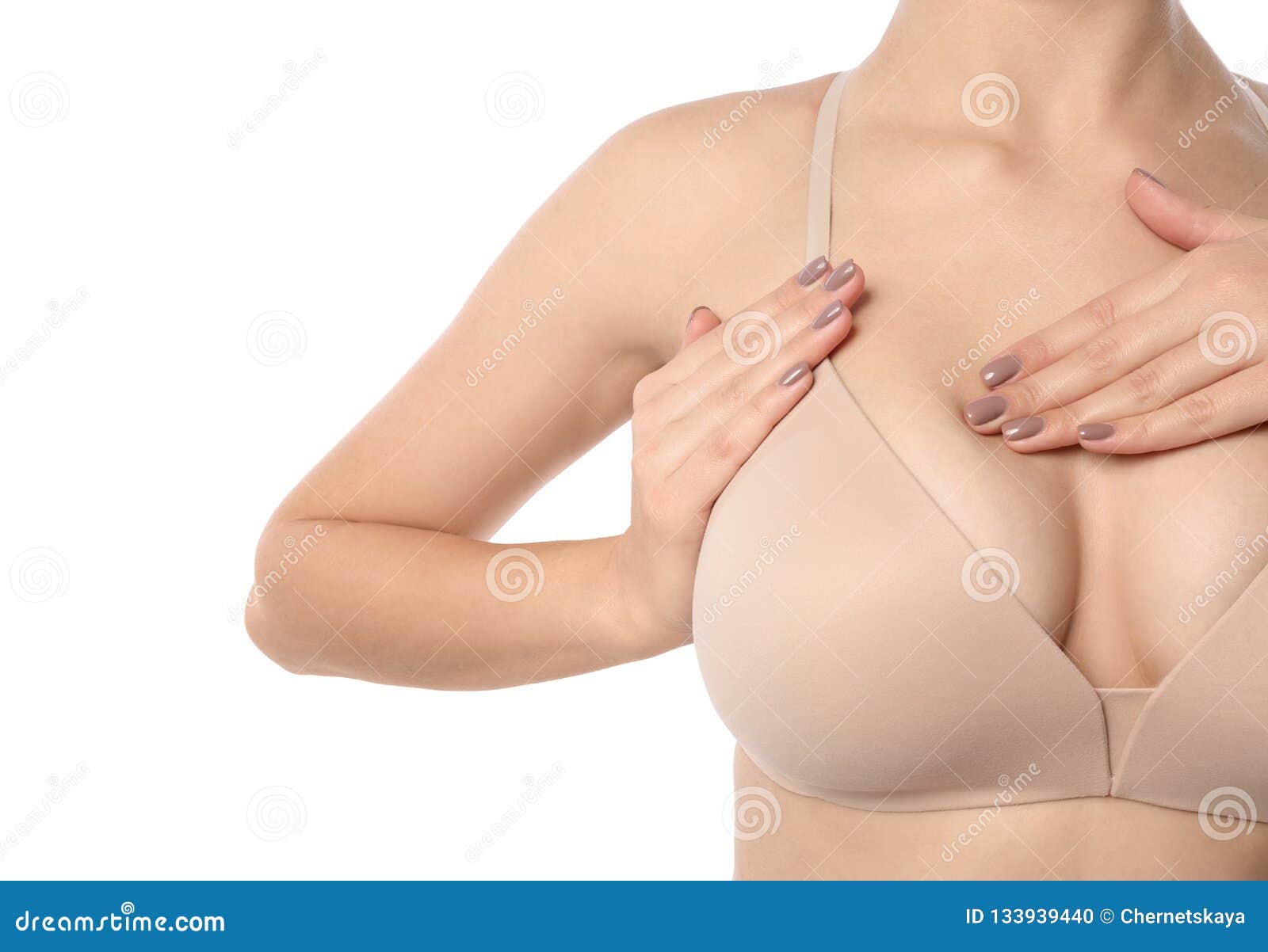 Girl breast picture