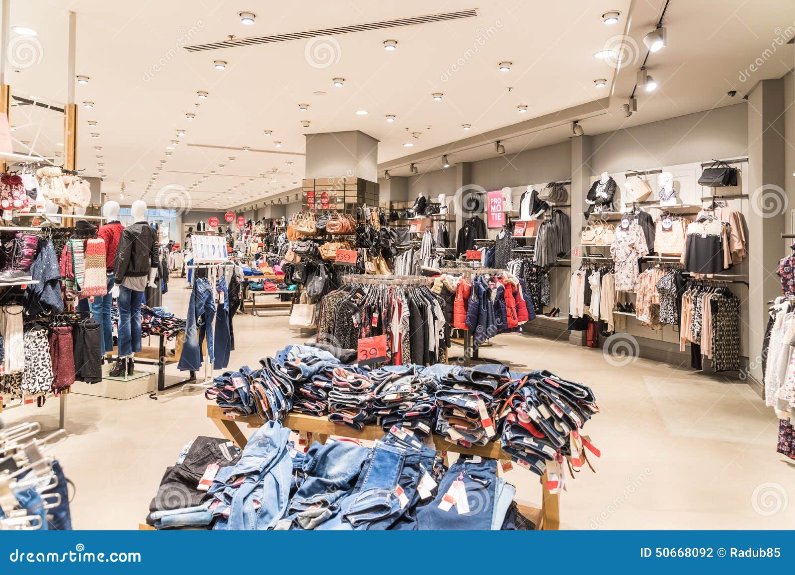 Woman Clothes in Shopping Mall Store Inside Editorial Photography ...