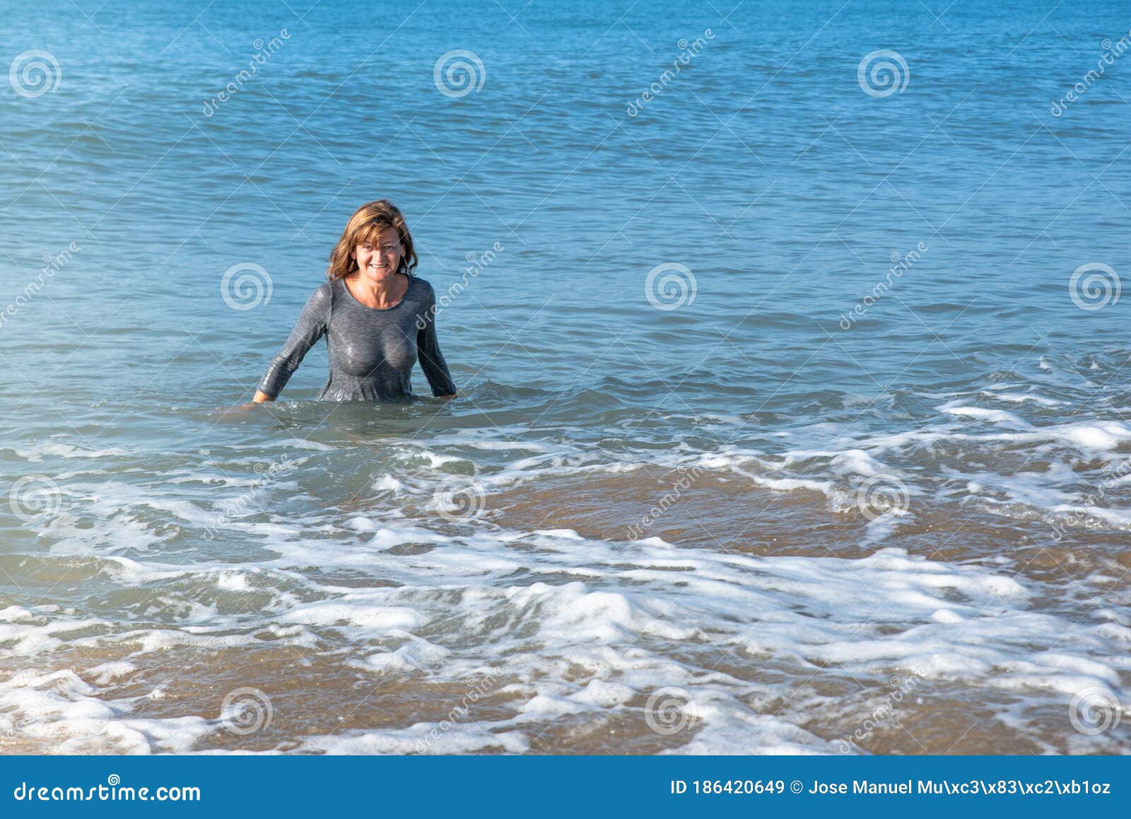 dressing after swim