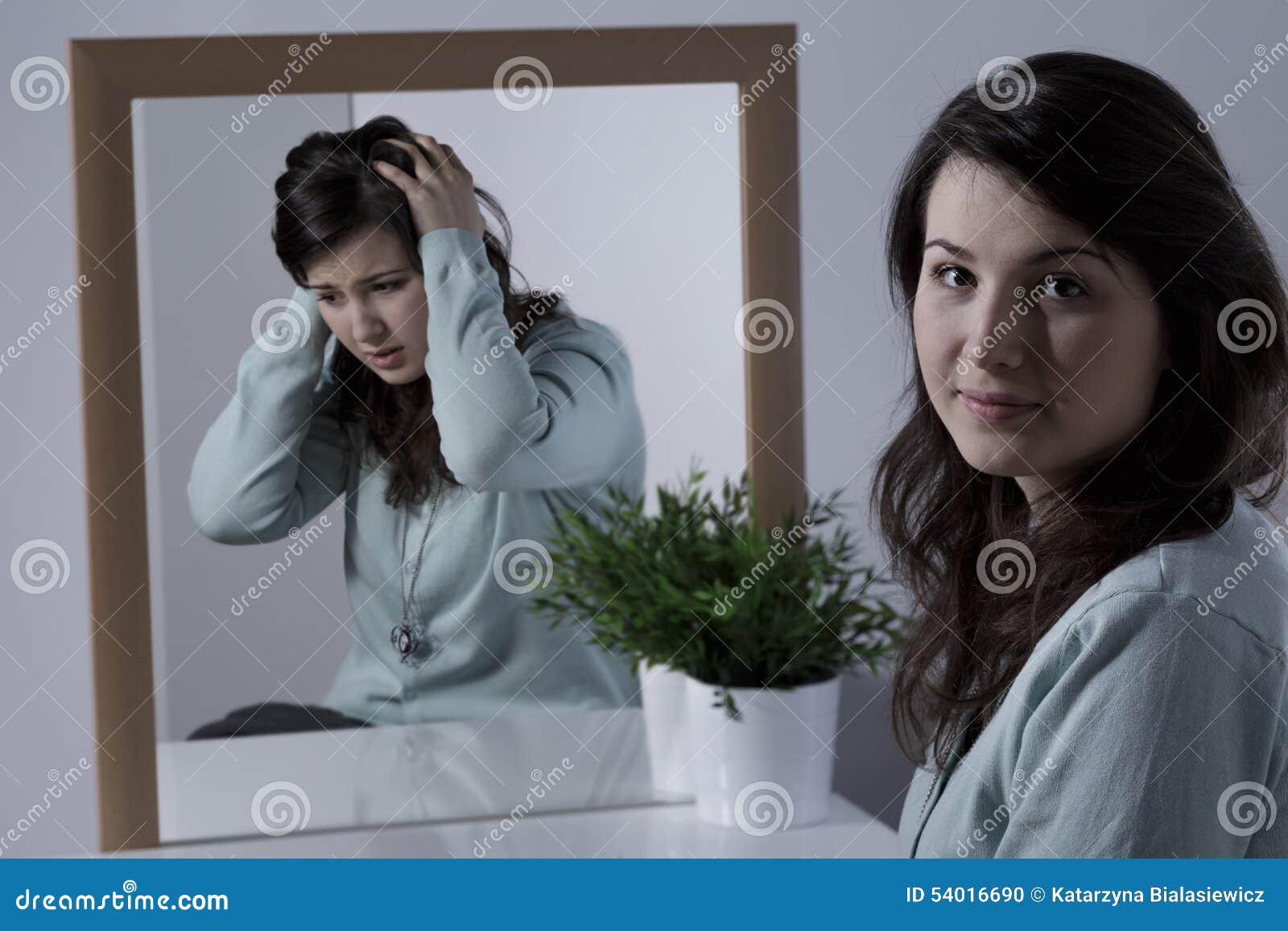 woman with depression