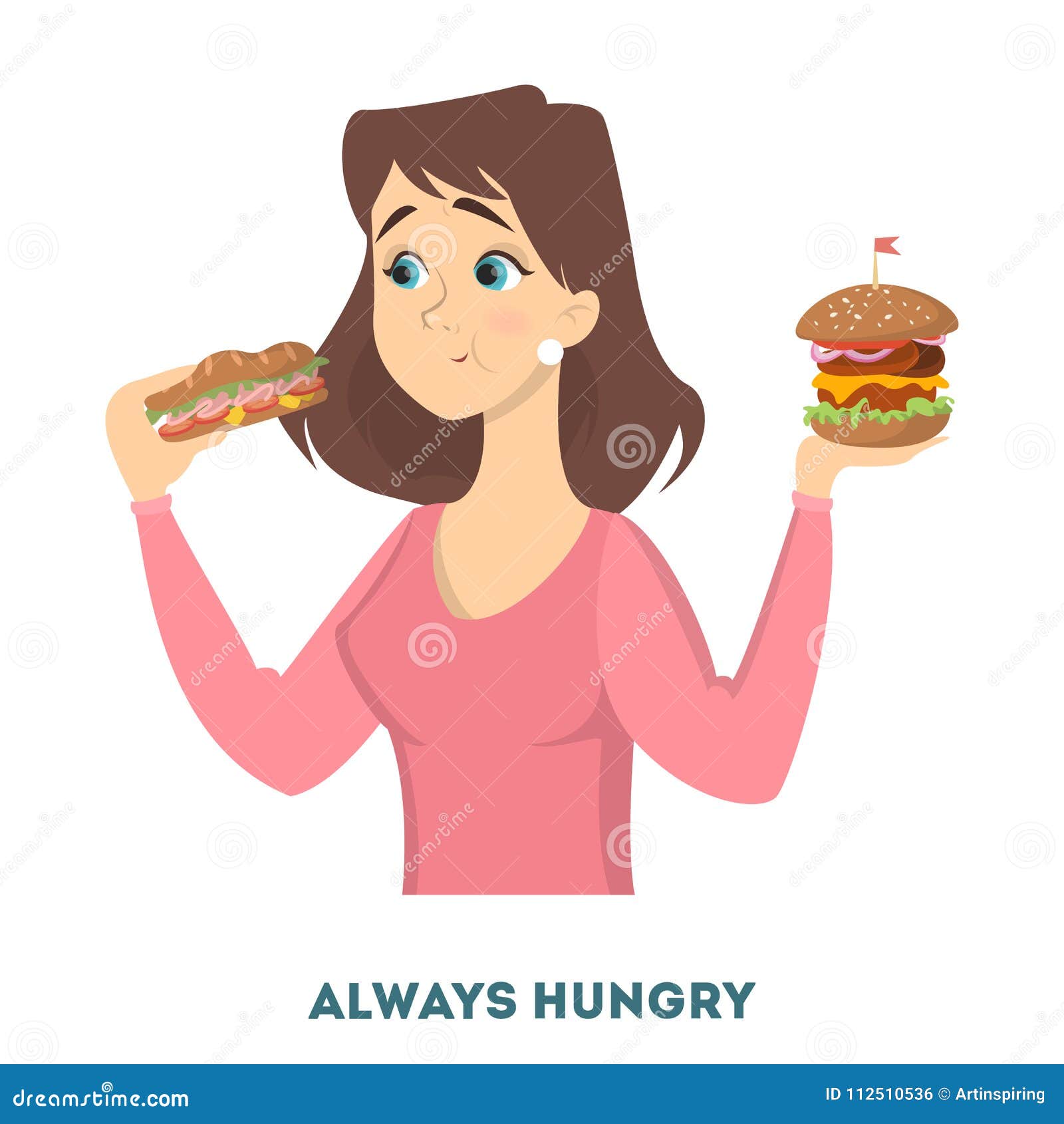 Woman With Diabetes. Vector Illustration | CartoonDealer.com #104260720