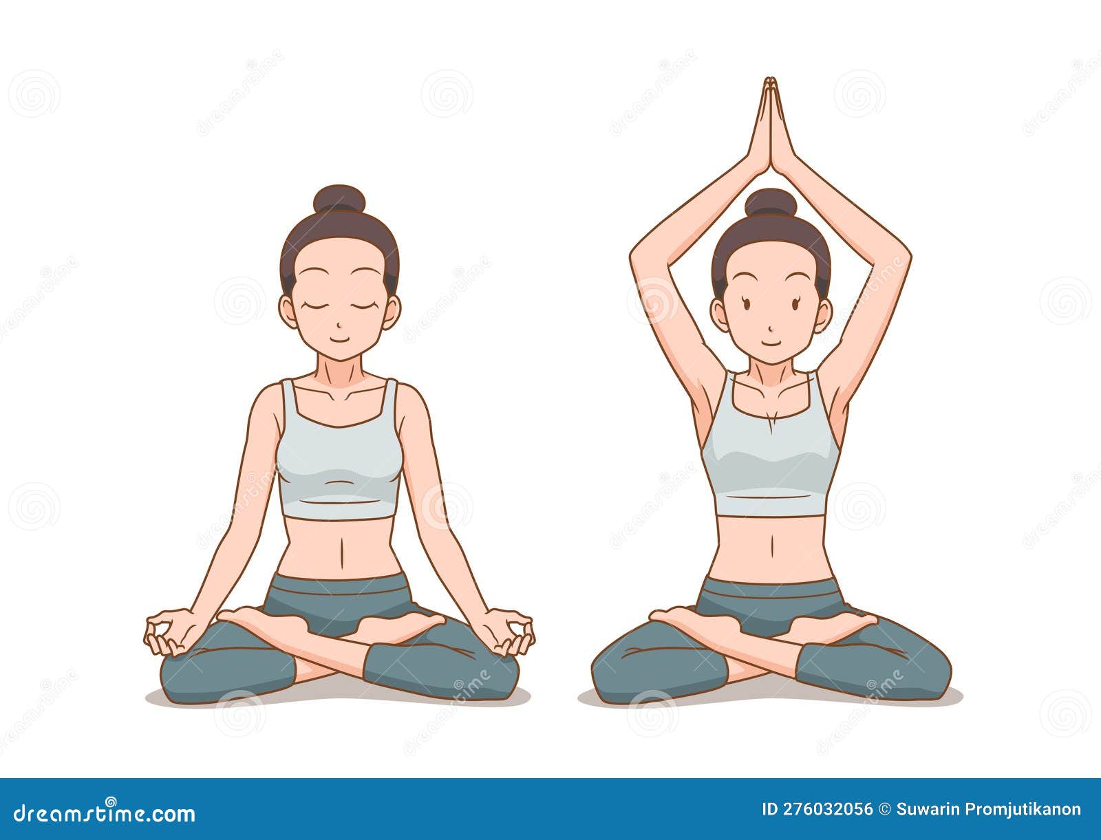 Beautiful fit yogini woman meditating in yoga asana Padmasana (Lotus pose) cross  legged position for meditation with Chin Mudra - psychic gesture of Stock  Photo - Alamy