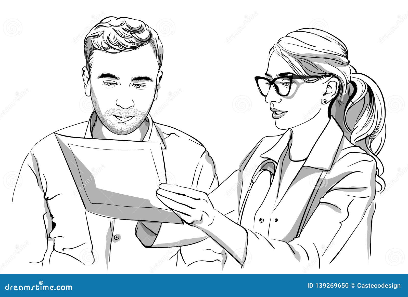Woman Doctor and Patient Vector Sketch Storyboard. Detailed Characters Illustrations Stock Vector - Illustration of graphic, hand: 139269650 Woman Doctor and Patient Vector Sketch Storyboard. Detailed Characters Illustrations Stock Vector - Illustration of graphic, hand: 139269650