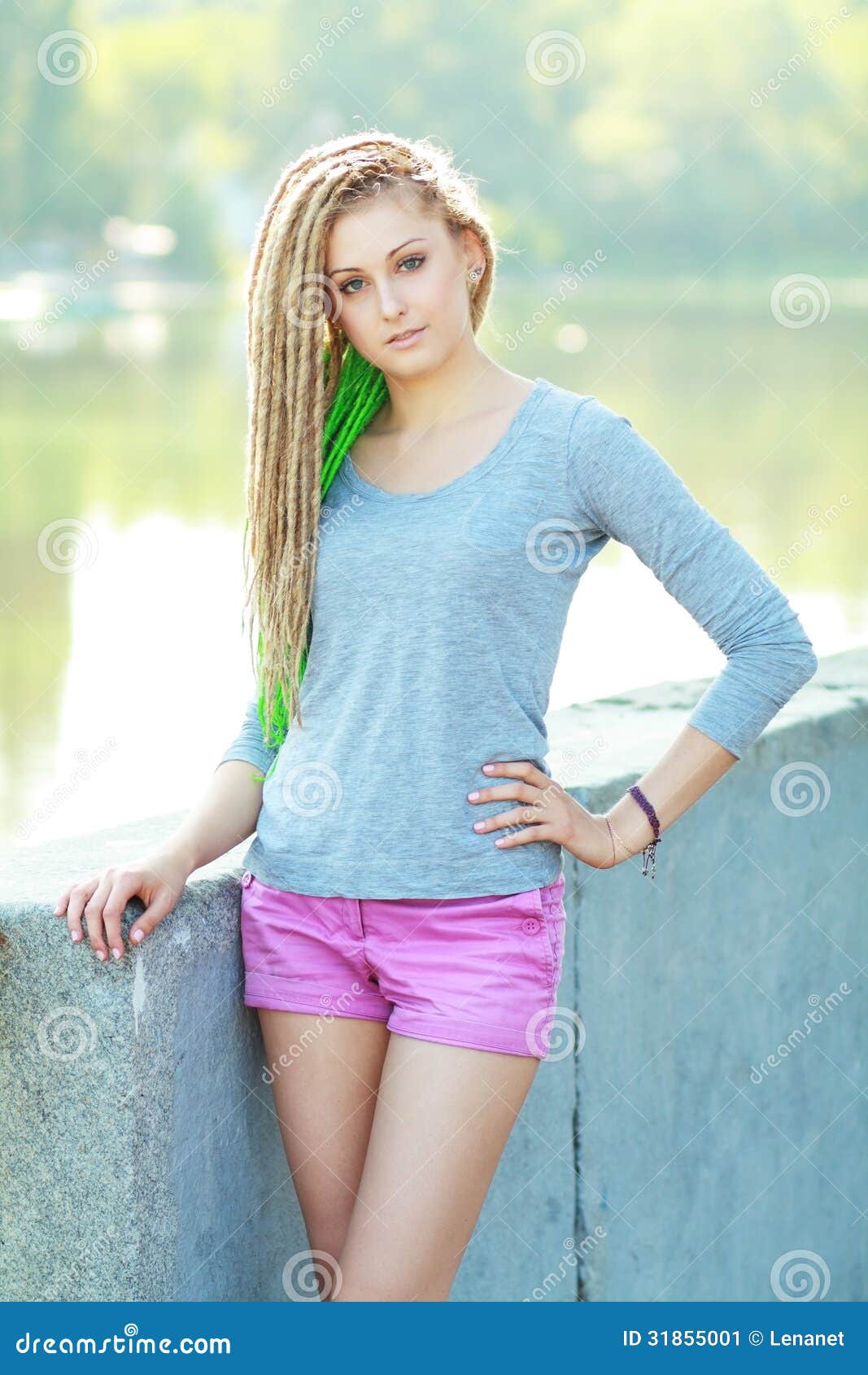 Woman With Dreadlocks Stock Image - Image: 31855001