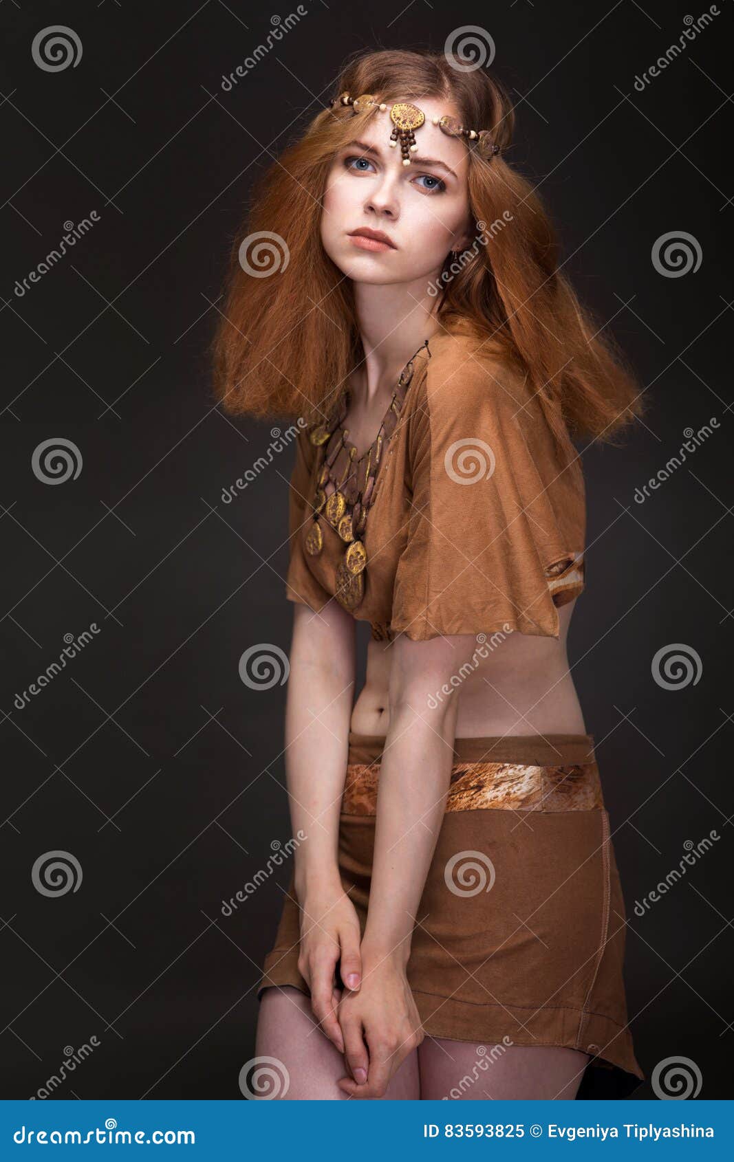 Woman dressed as Amazons stock image. Image of attractive 83593825