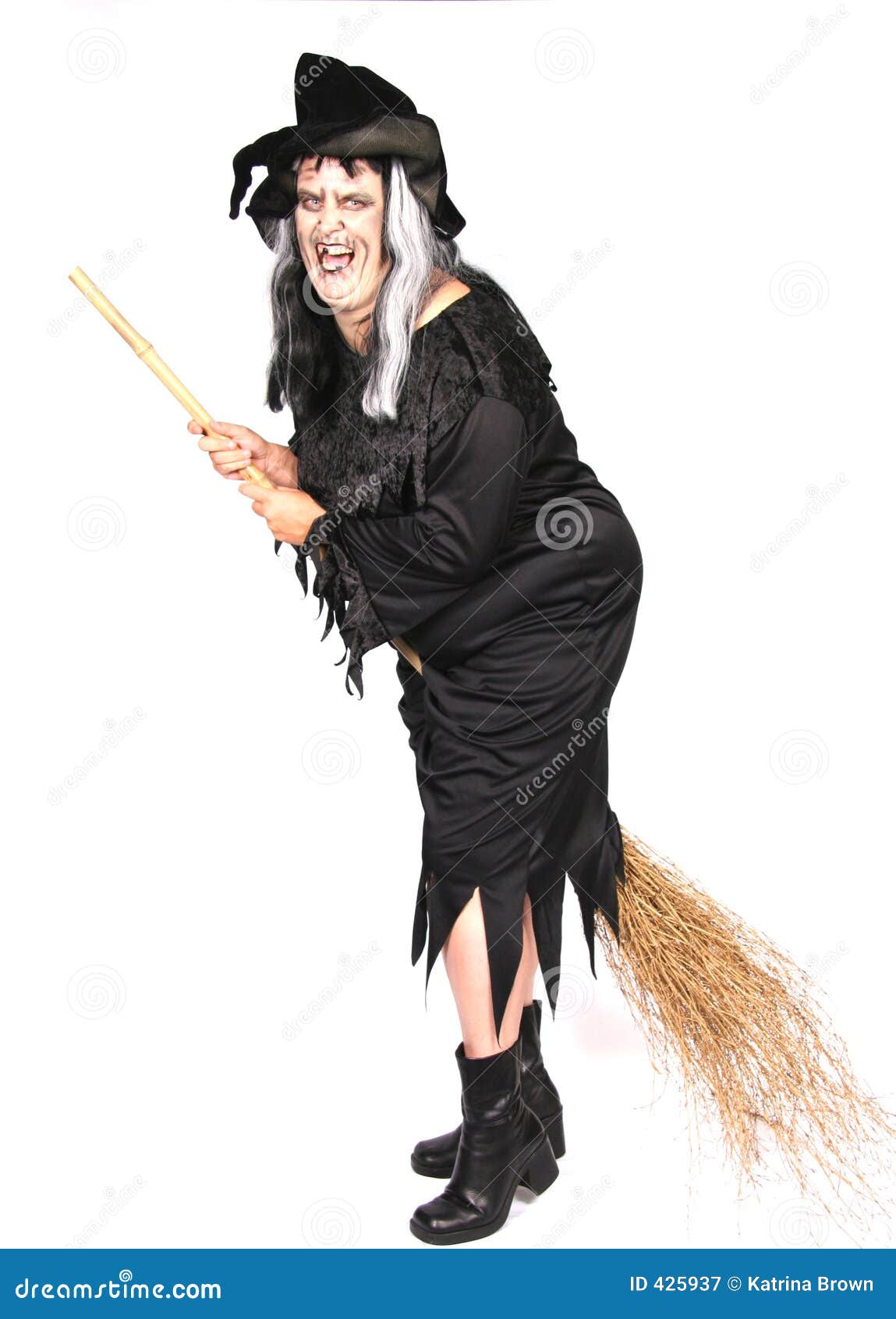 Ugly witch - disguise Stock Photo by ©AGCreativeLab 85180022