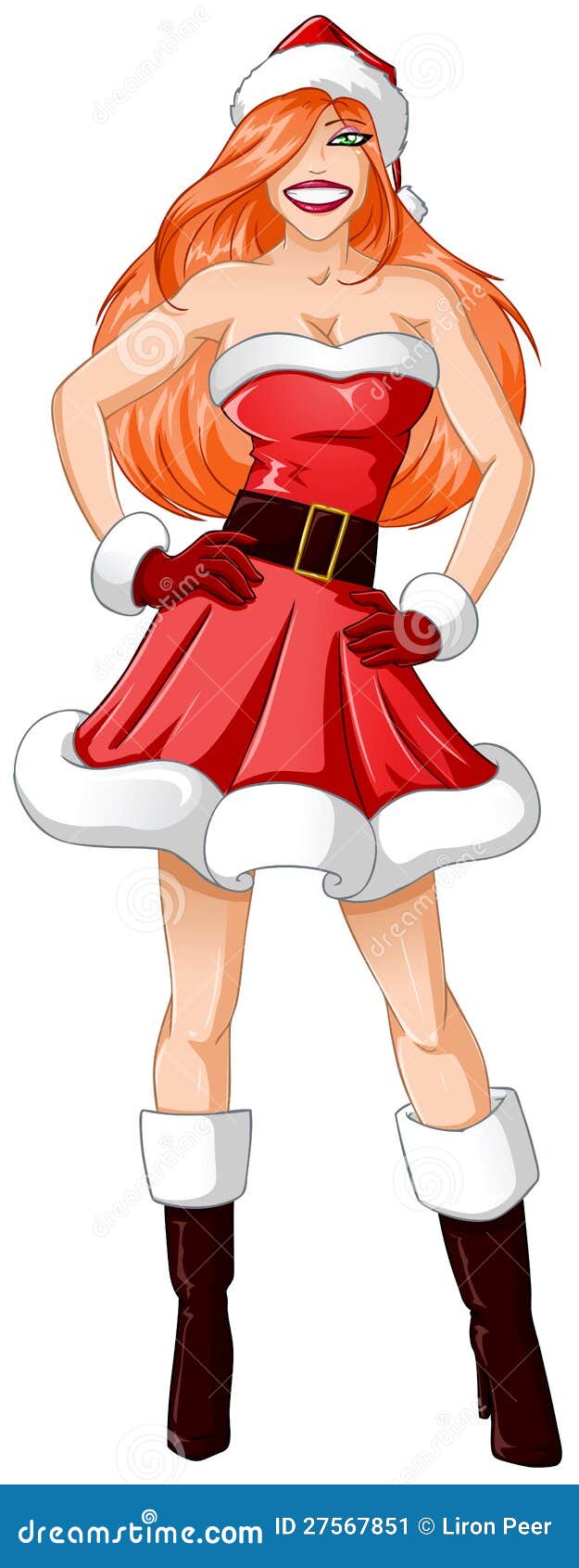 santa exercising clipart - photo #45