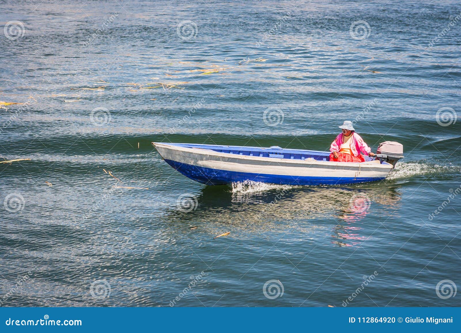 motorboat driving