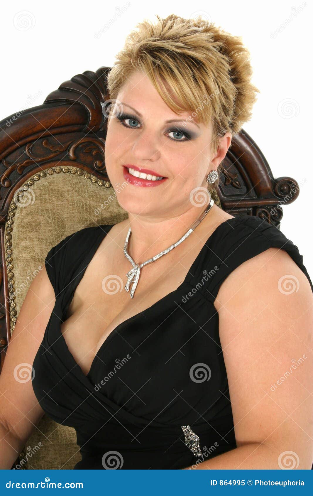 Woman Low Cut Neckline Dress Stock Photos - Free & Royalty-Free Stock  Photos from Dreamstime