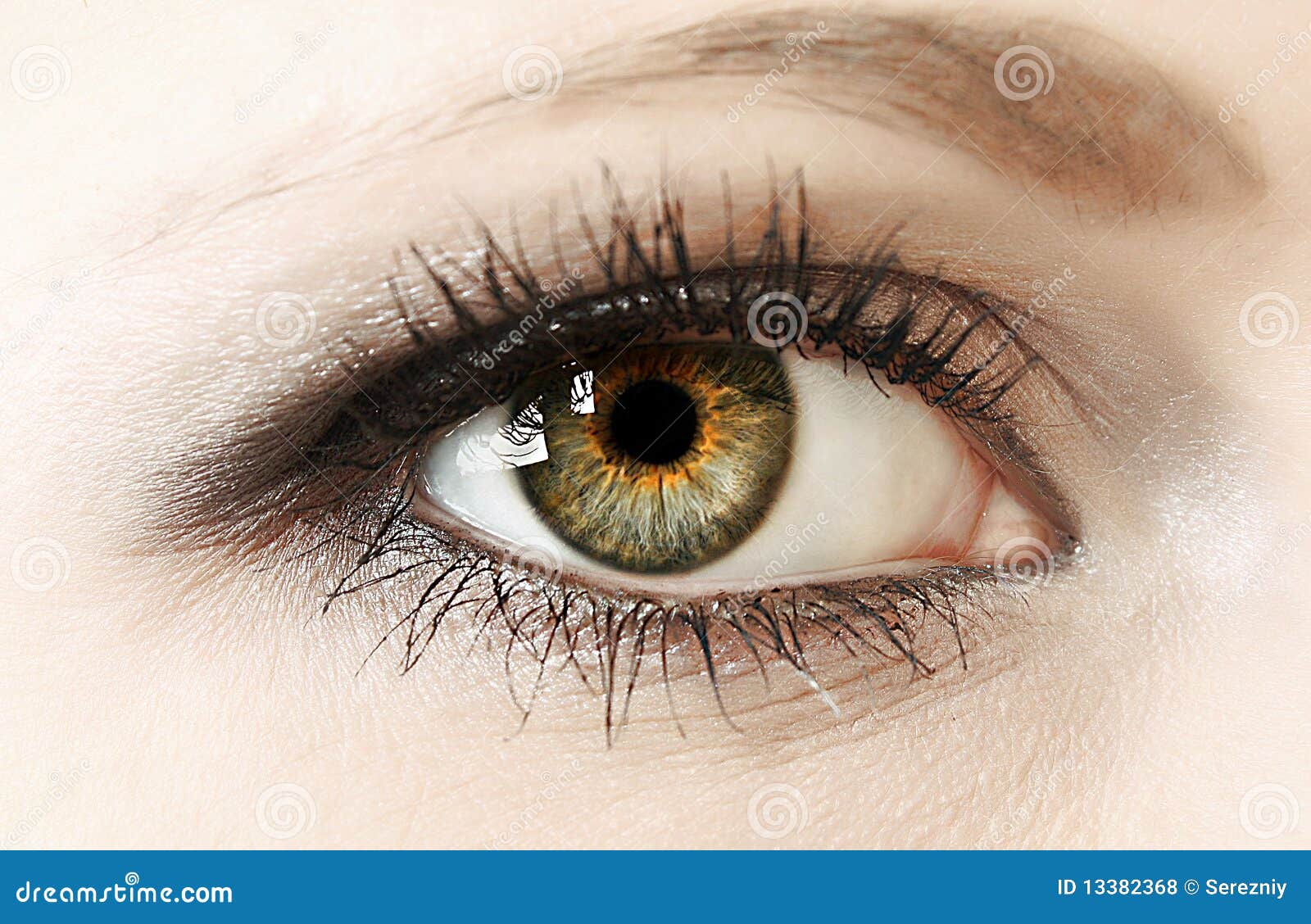 woman eye closeup