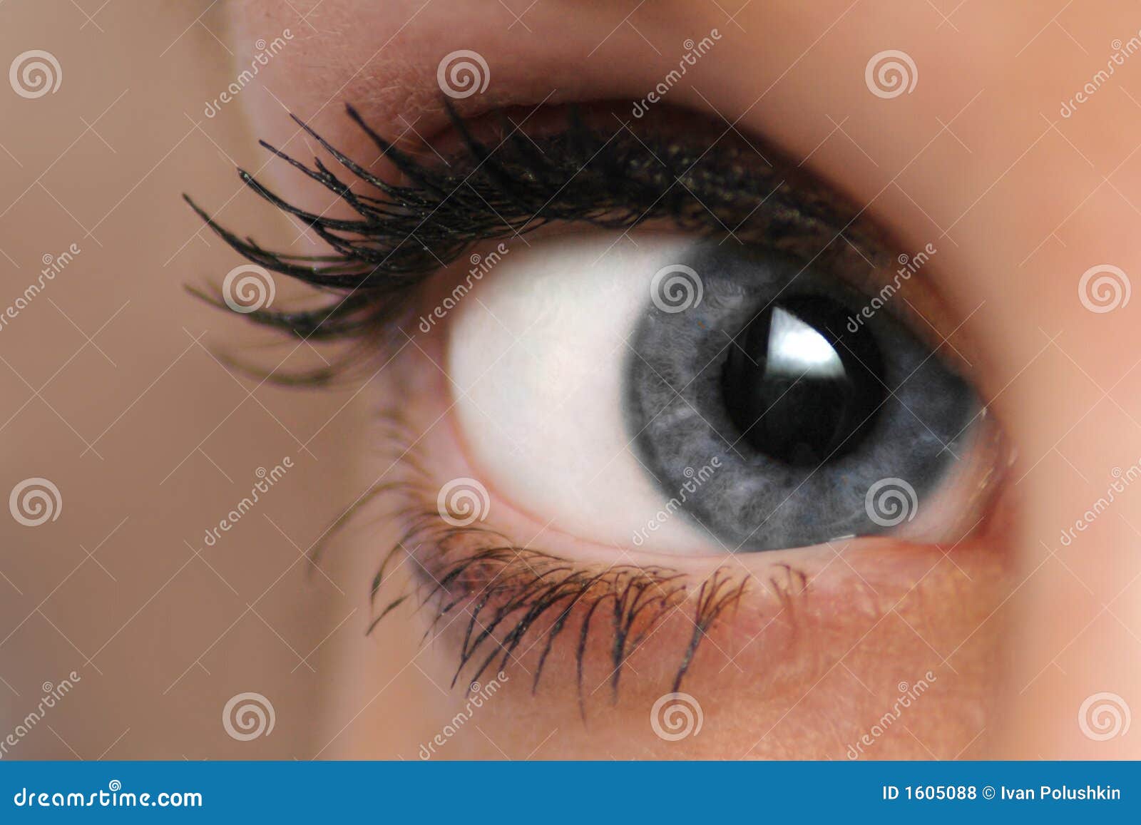 woman eye mascara