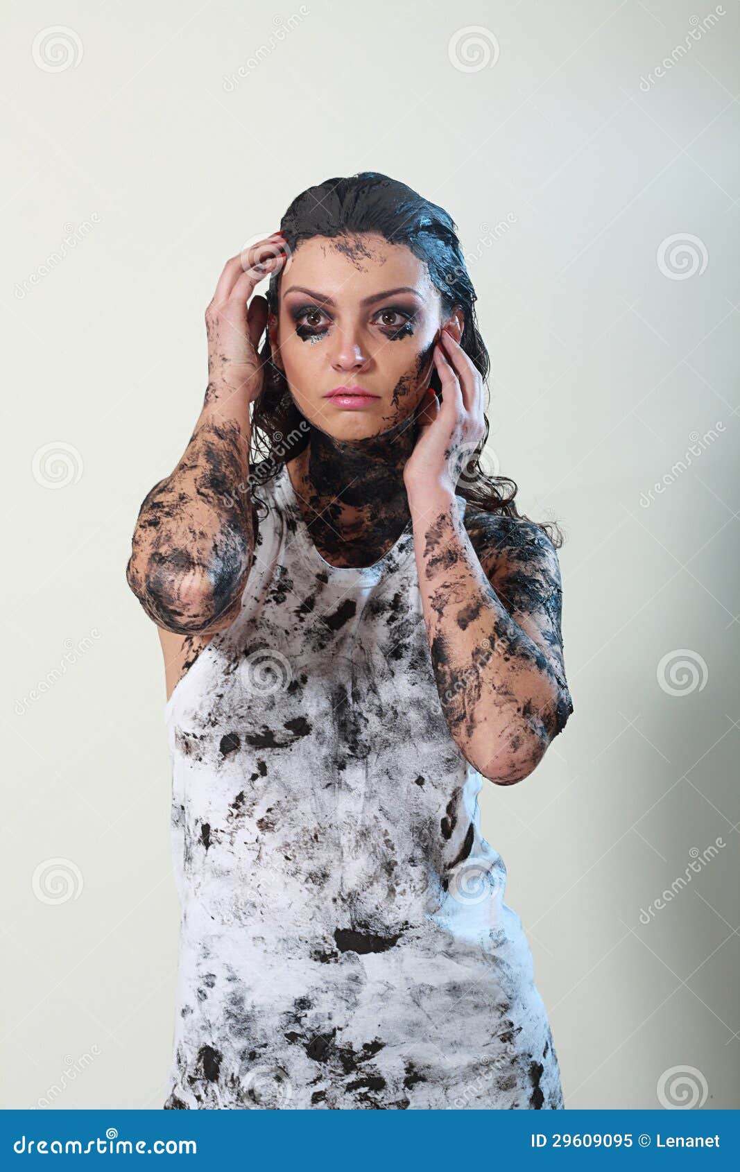 Women Covered In Mud Women Covered In Mud