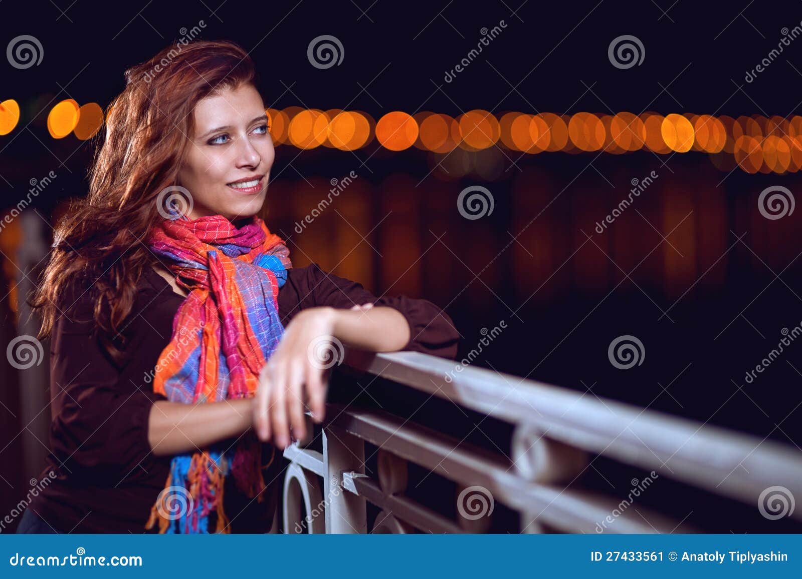 The woman face the night stock image. Image of caucasian - 27433561