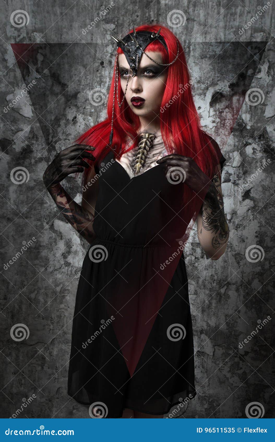 Woman in fantasy costume stock image. Image of beautiful - 96511535 Devil Costume For Women Makeup