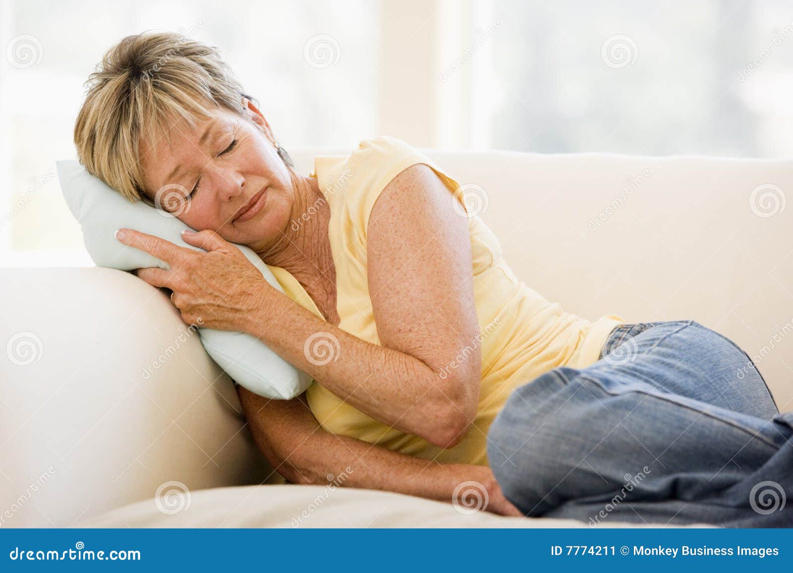 woman feeling unwell