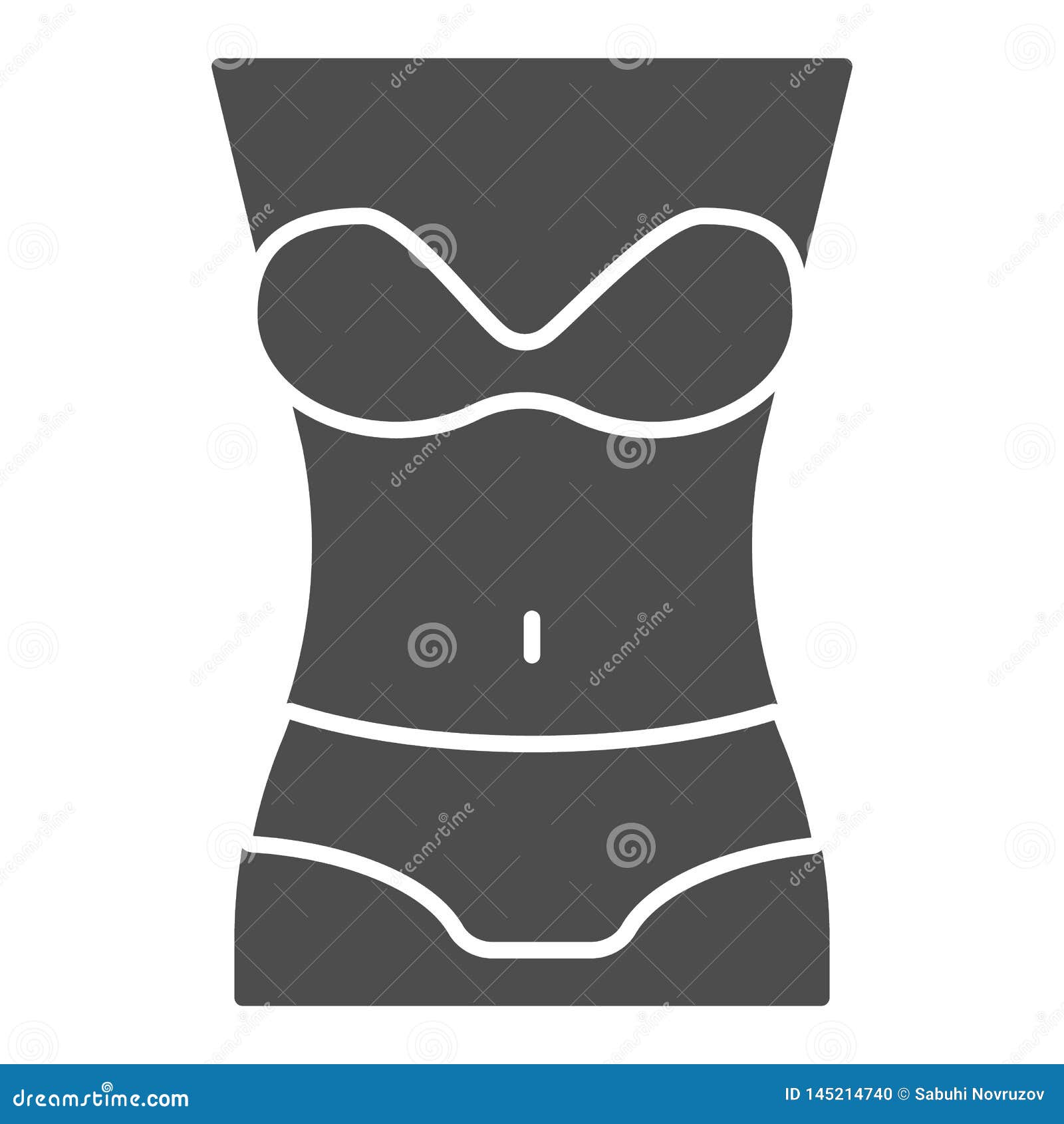 Download Woman Figure Solid Icon. Body Vector Illustration Isolated On White. Slim Glyph Style Design ...