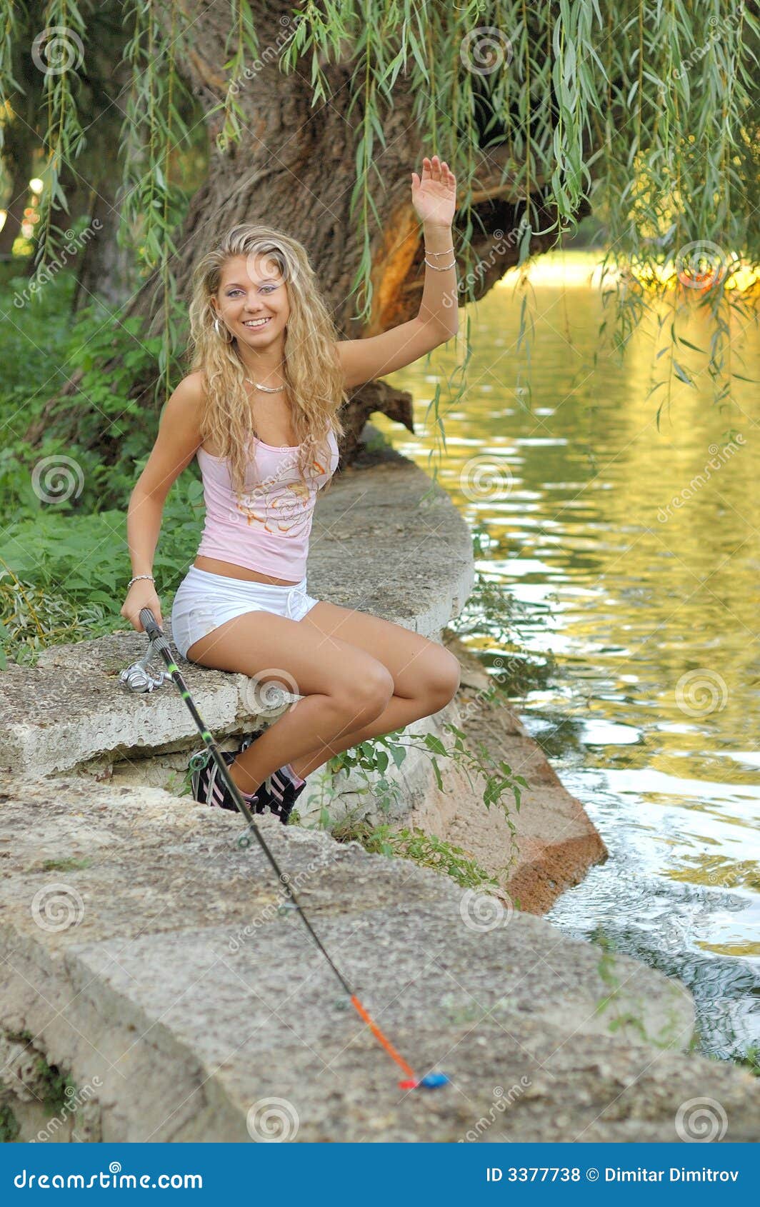 274 Woman Fishing Pole Rod Reel Stock Photos - Free & Royalty-Free Stock  Photos from Dreamstime