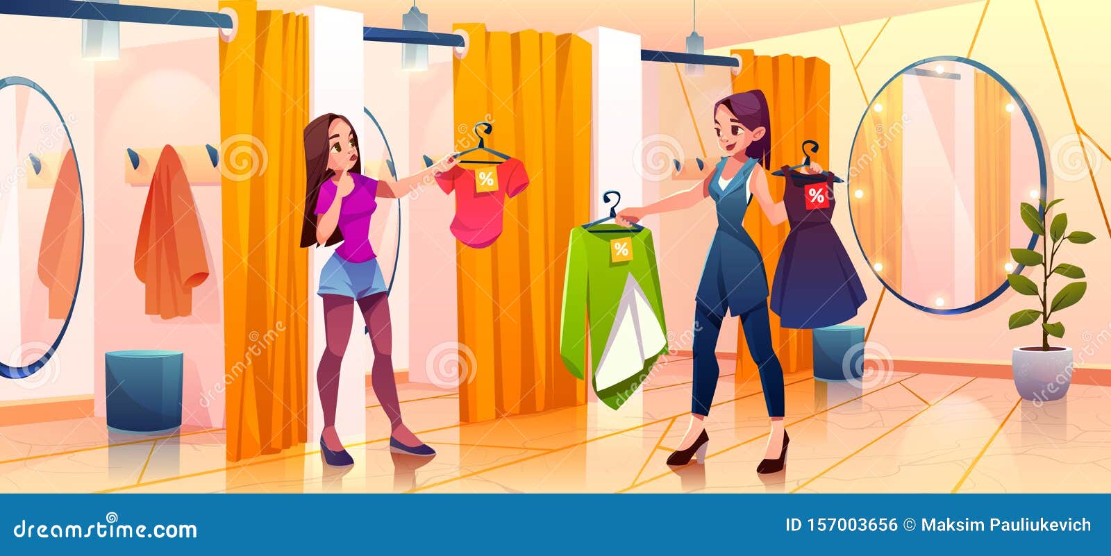 Changeroom Cartoons Illustrations Vector Stock Images Pictures To Download From