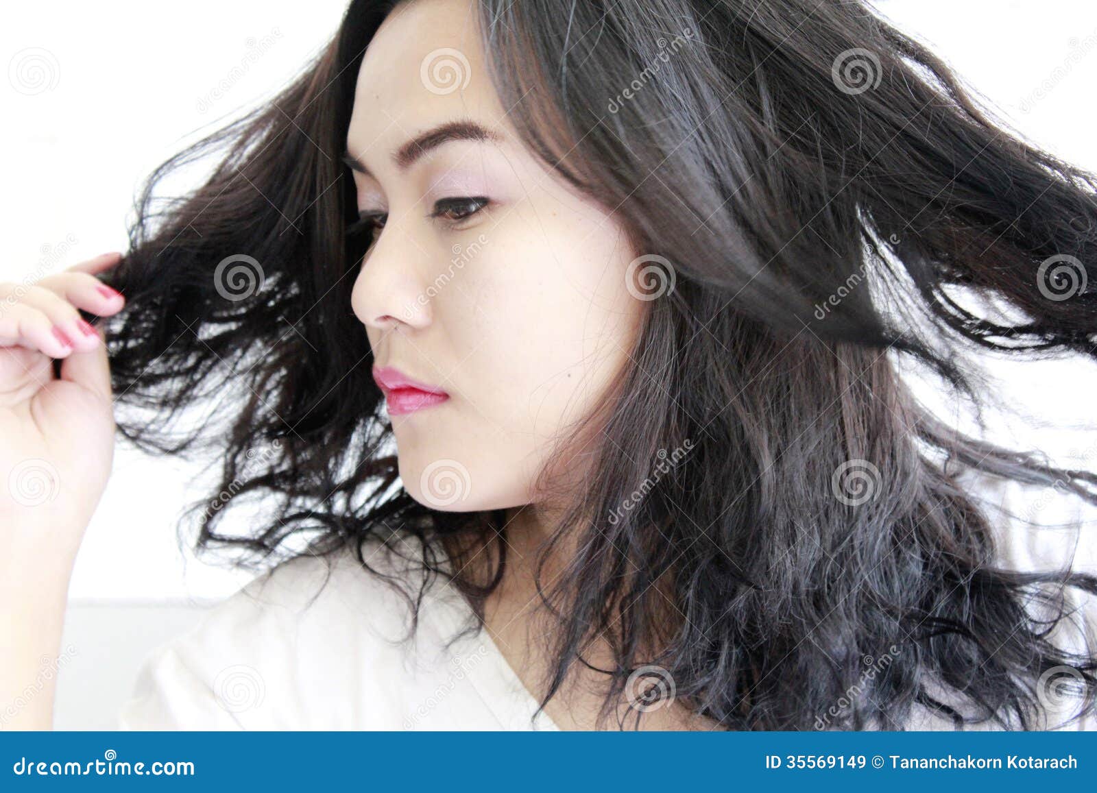 Woman stock image. Image of flick, cosmetic, woman, girl - 35569149