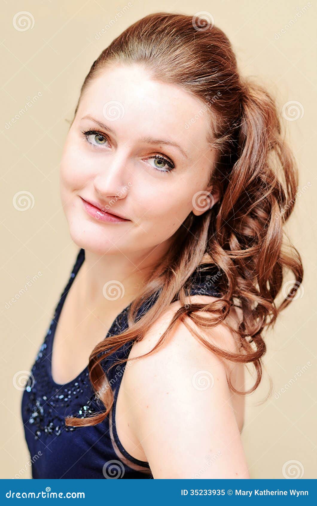Woman With Formal Hairstyle Stock Image - Image: 35233935