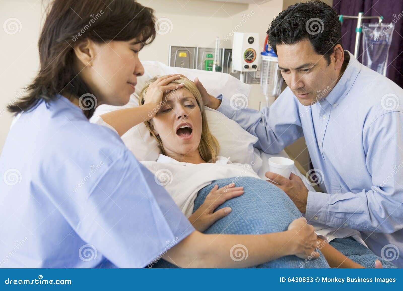 woman giving birth
